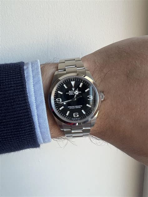 rolex explorer 7.5 wrist|Rolex explorer watch value.